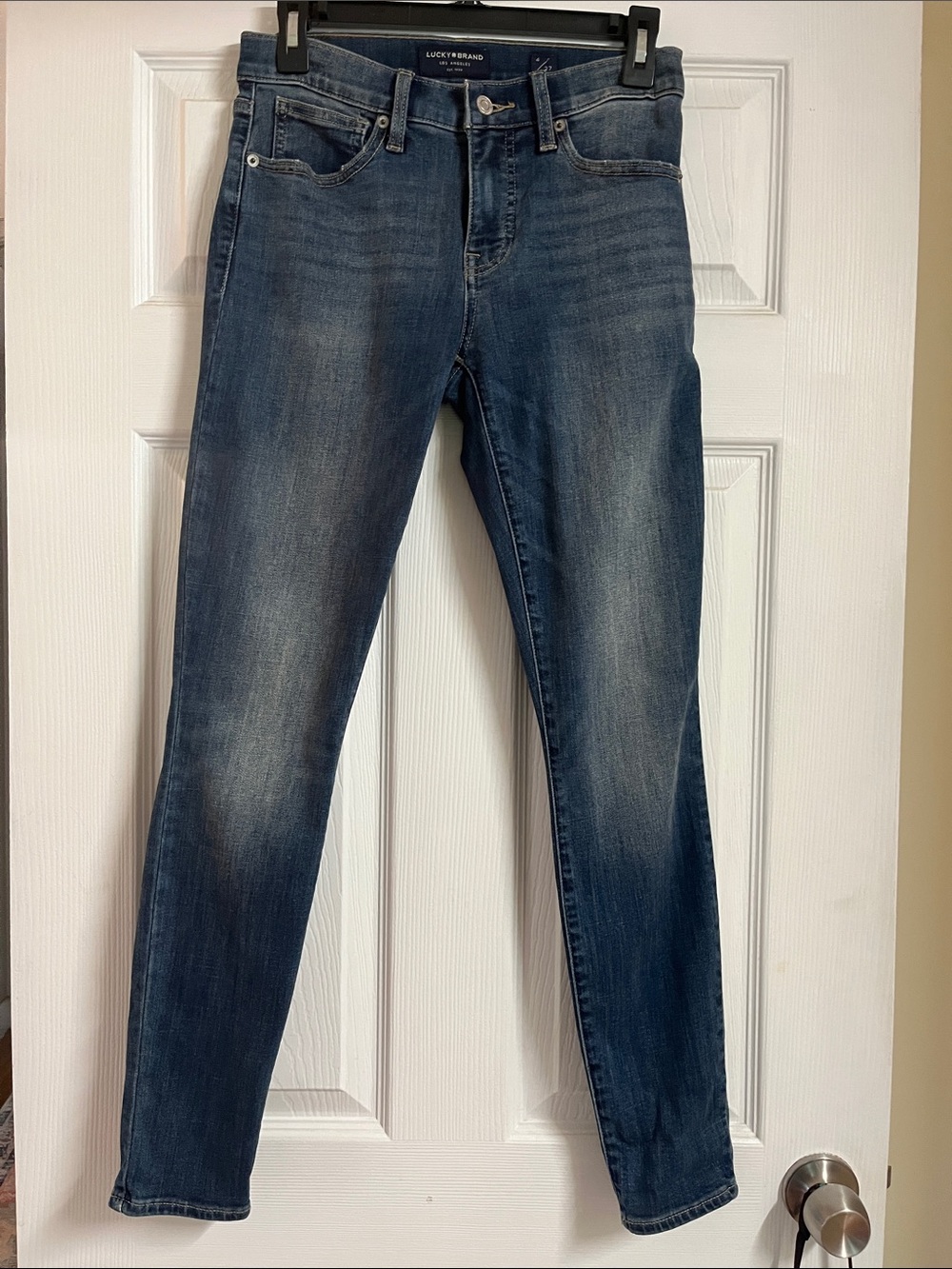 Lucky Brand Ava Mid Rise Regular length 27 Women's Dark Wash Skinny Jeans